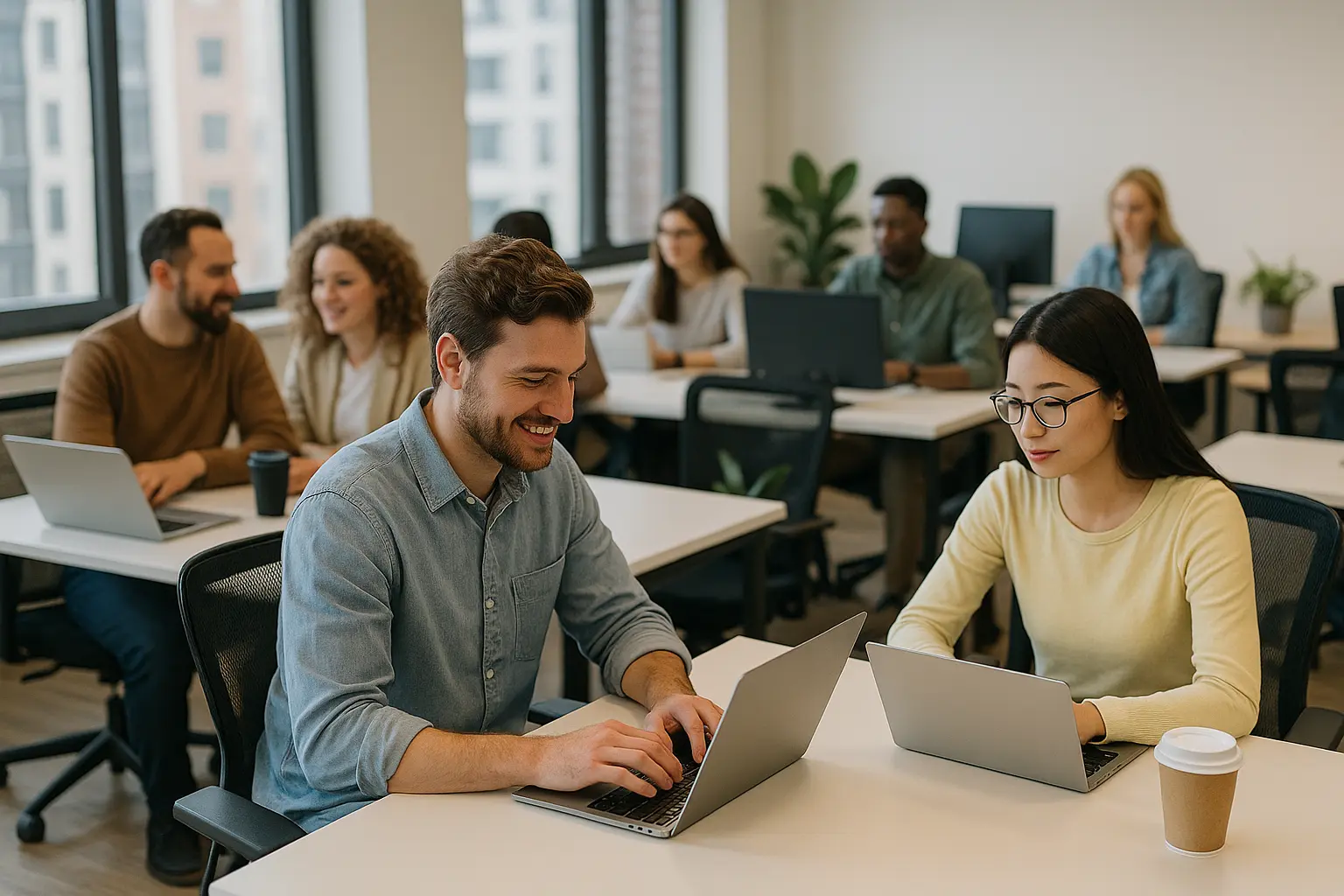 Map of top remote-friendly cities in the United States in 2026